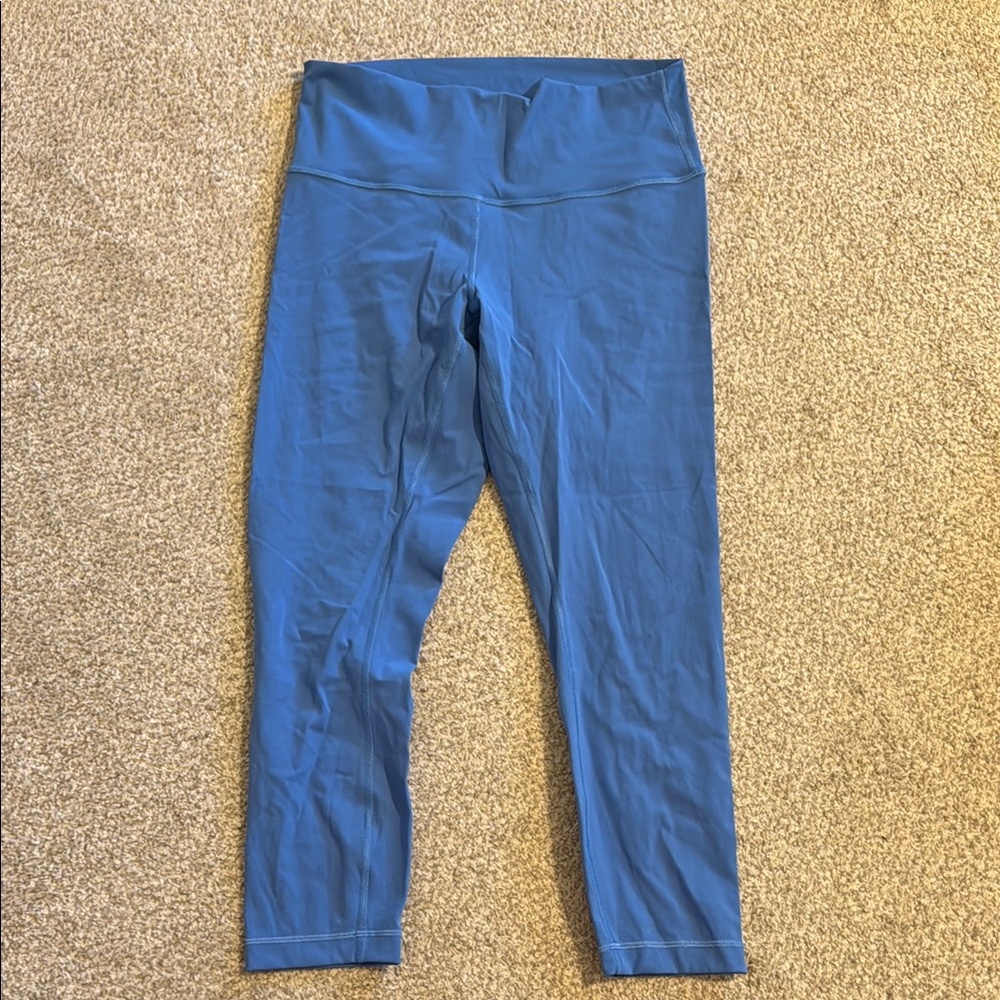 Lulu lemon Blue High-Waisted Leggings
